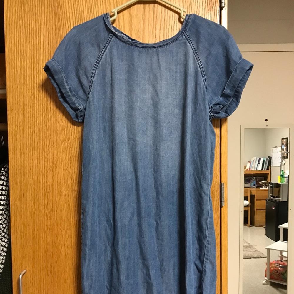 Denim Shift Dress